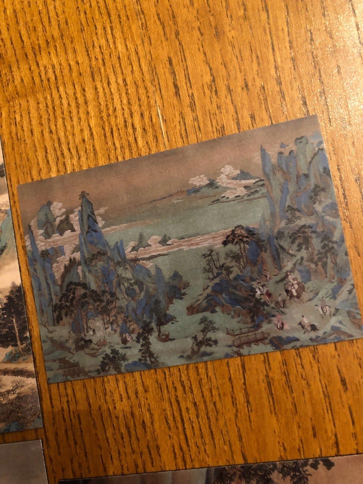 Qiu Ying fridge magnets Chinese classical art Ming Dynasty China illustration