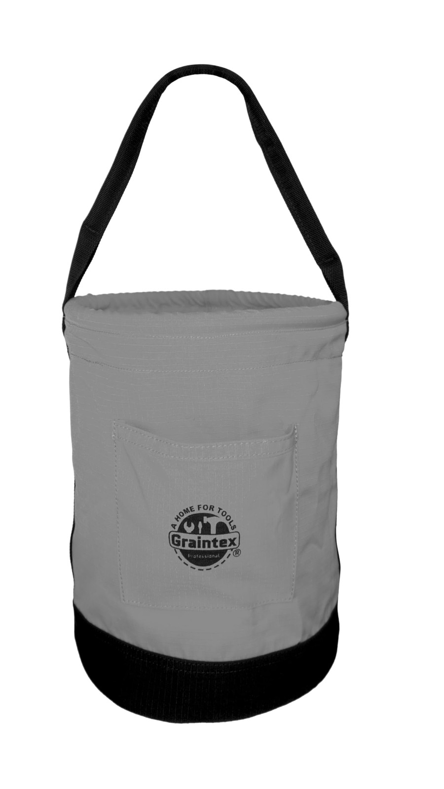 Graintex 9.5″x14″ Canvas Utility Bucket Round Tool Bag with Handle Rust