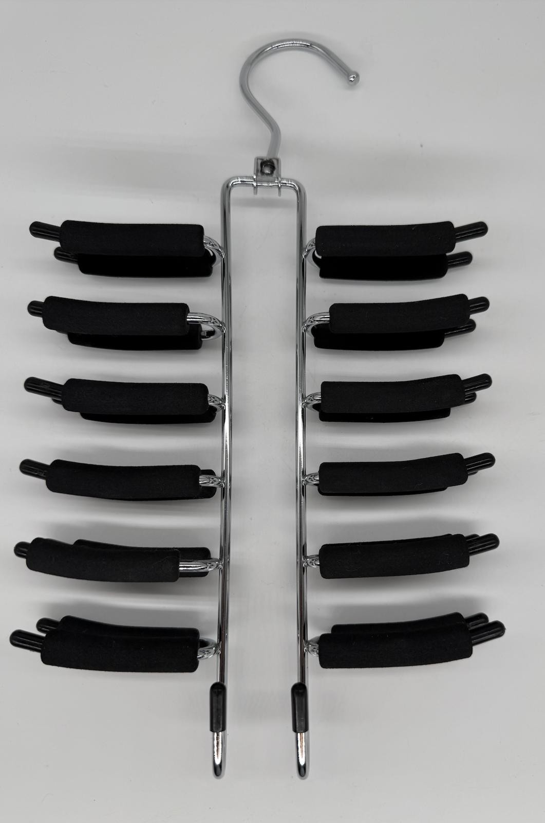 Chrome Foam-Padded Multi-Pant Swing Hanger