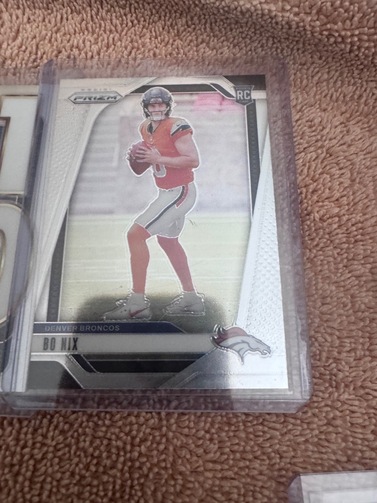 Bo Nix Rookie Card Lot (12) Denver Broncos RC Inserts Prizm Topps Chrome Select