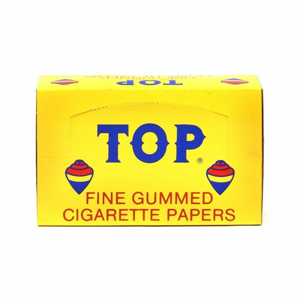 TOP Single Wide Rolling Papers – 10 PACKS – Fine Gummed RYO