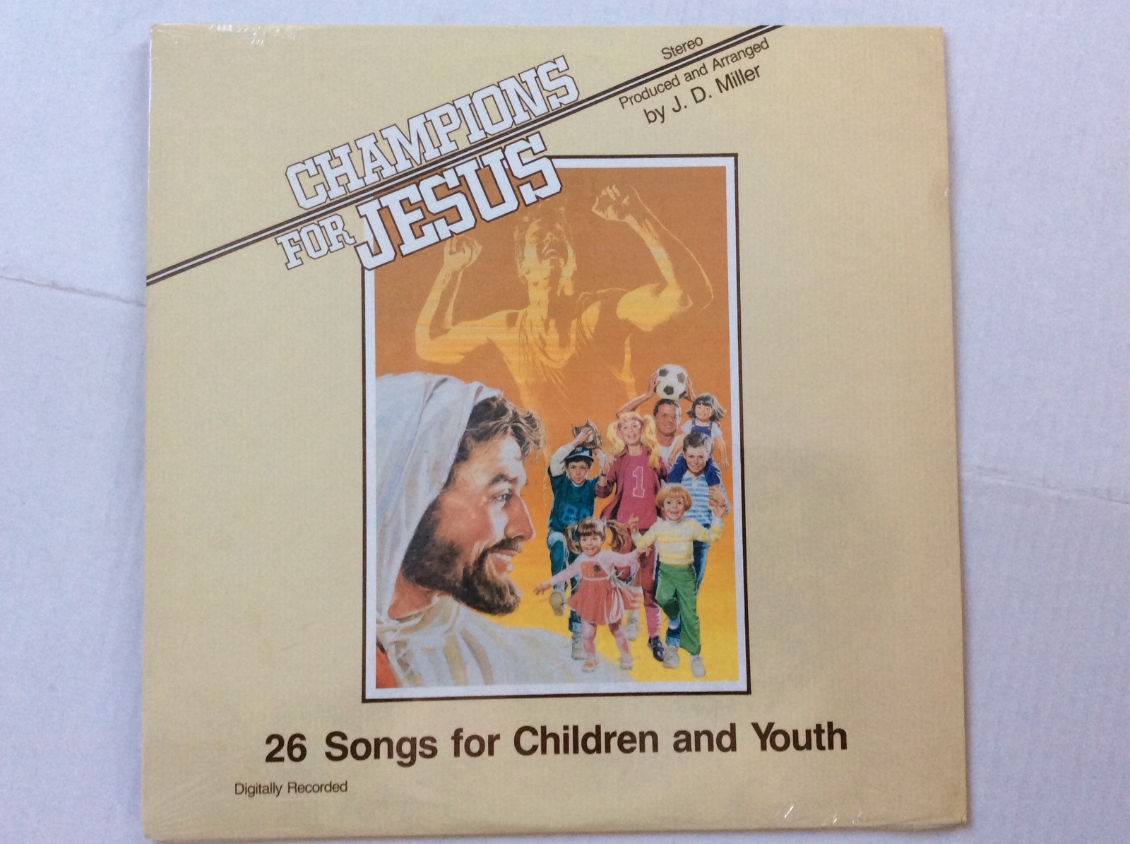CHAMPIONS FOR JESUS 26 songs for children & youth J.D. MILLER vinyl LP SEALED