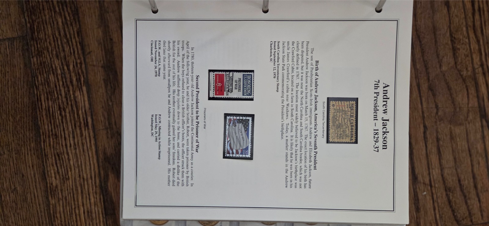 collectible coins and stamps