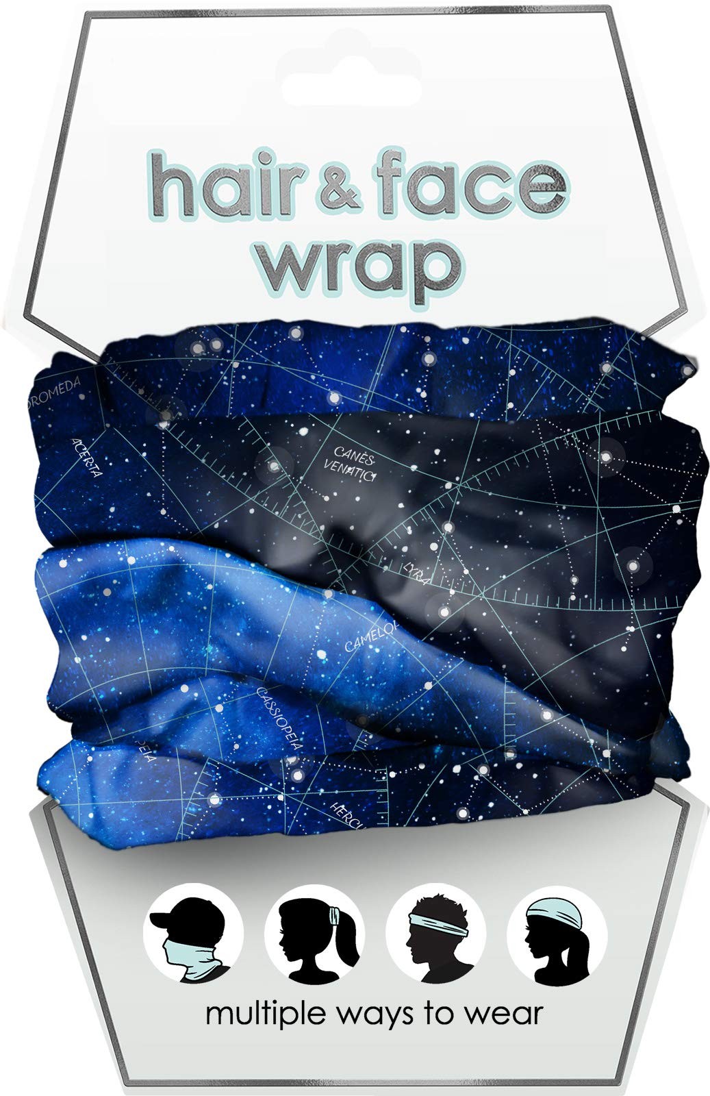 Spoontiques Constellations Hair Wrap Multifunctional Bandanna Headband Hair Tie