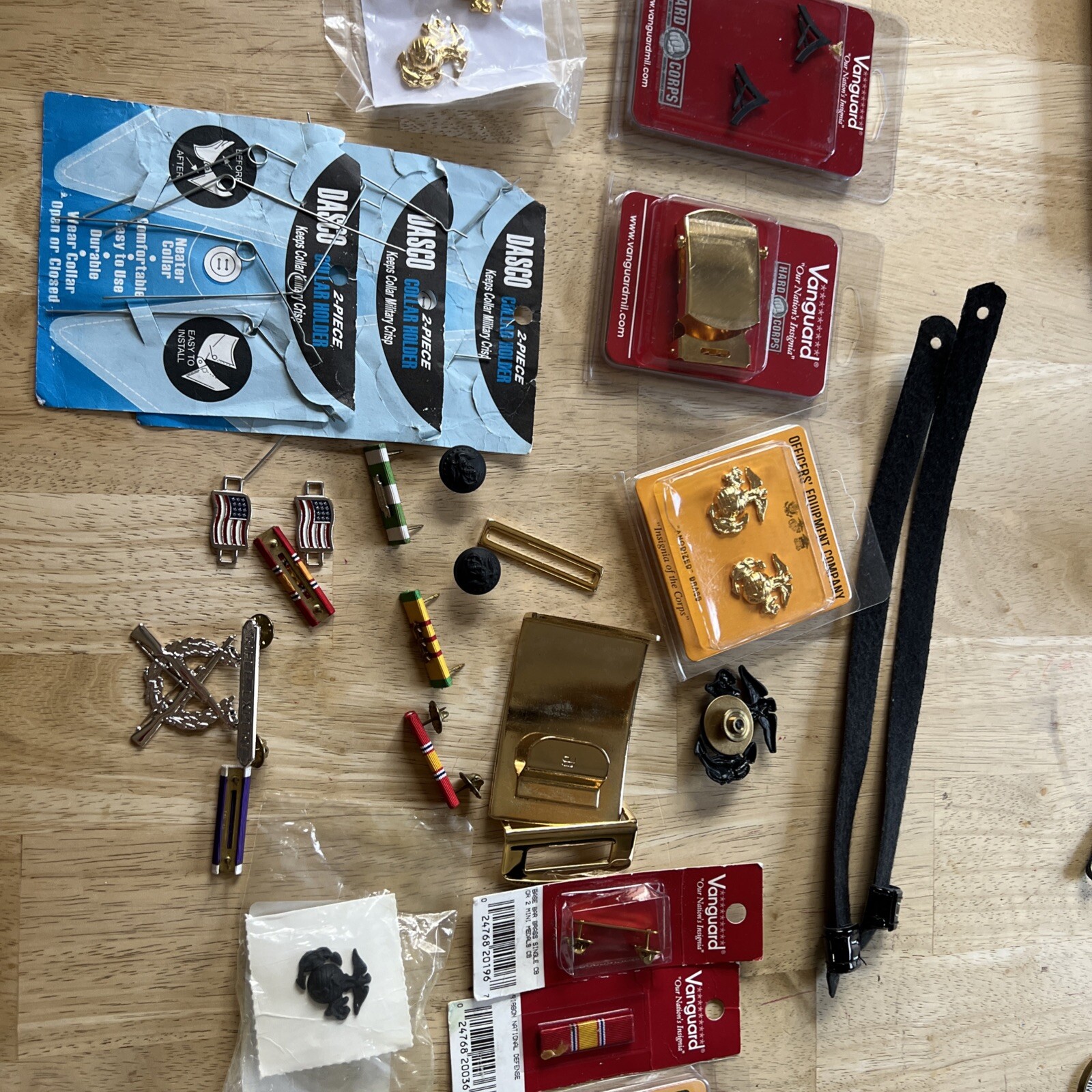 Vintage and modern assorted military items. Mostly New See description for more