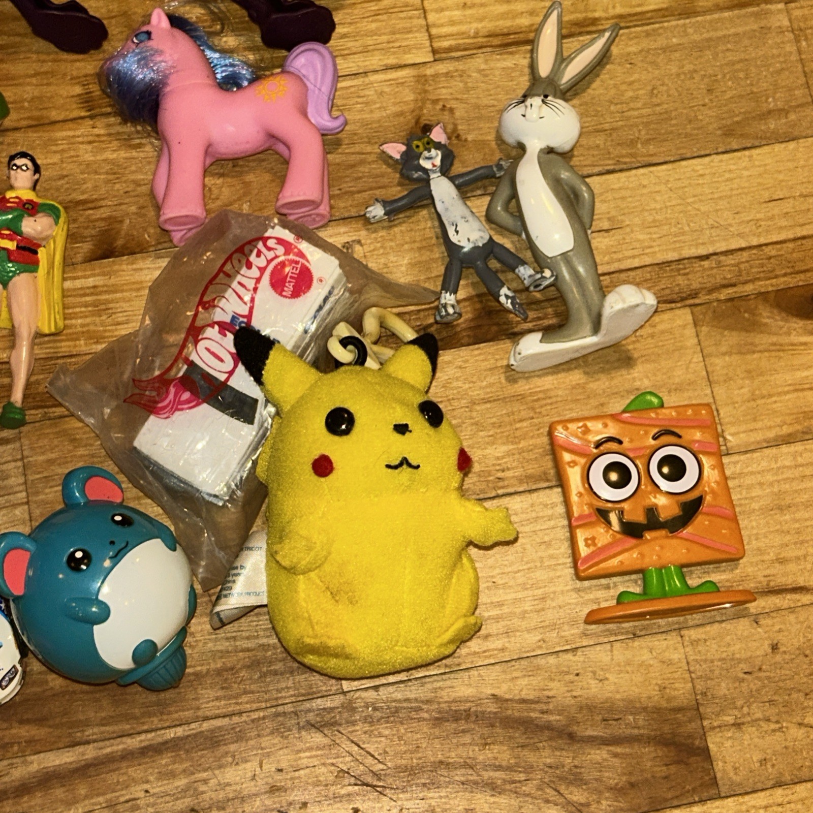 Vintage Toy Junk Drawer Lot Pokemon, Nintendo, Disney D2