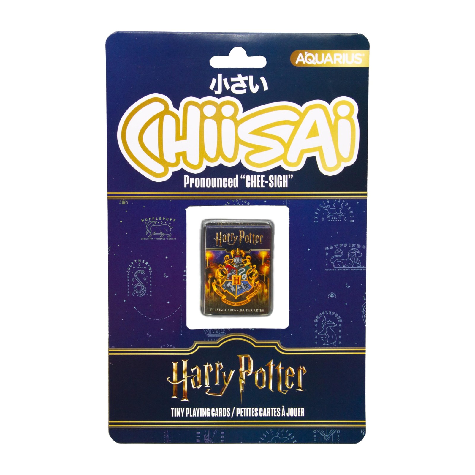 Aquarius Harry Potter Chiisai Micro Playing Card Deck 1.8×1.3 in Licensed