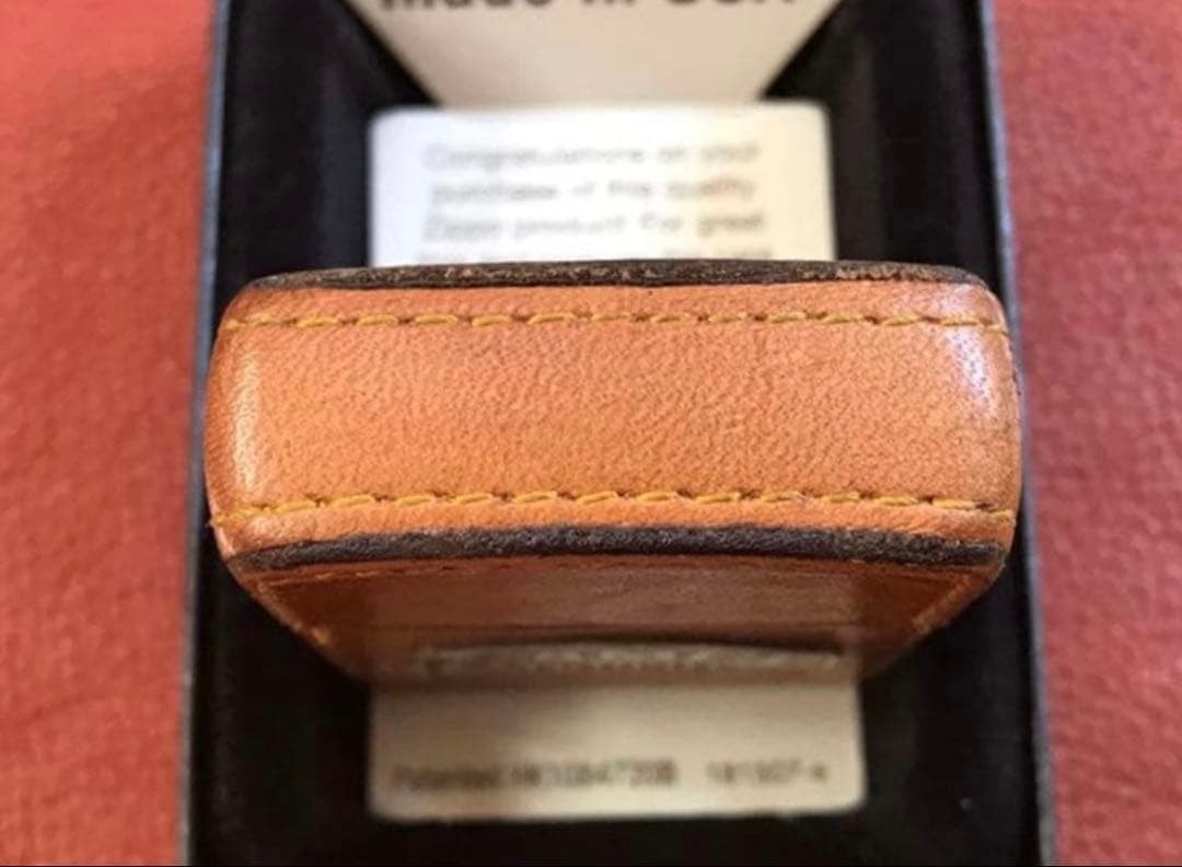 Zippo camel trophy leather wrapped metal 1996 rare item