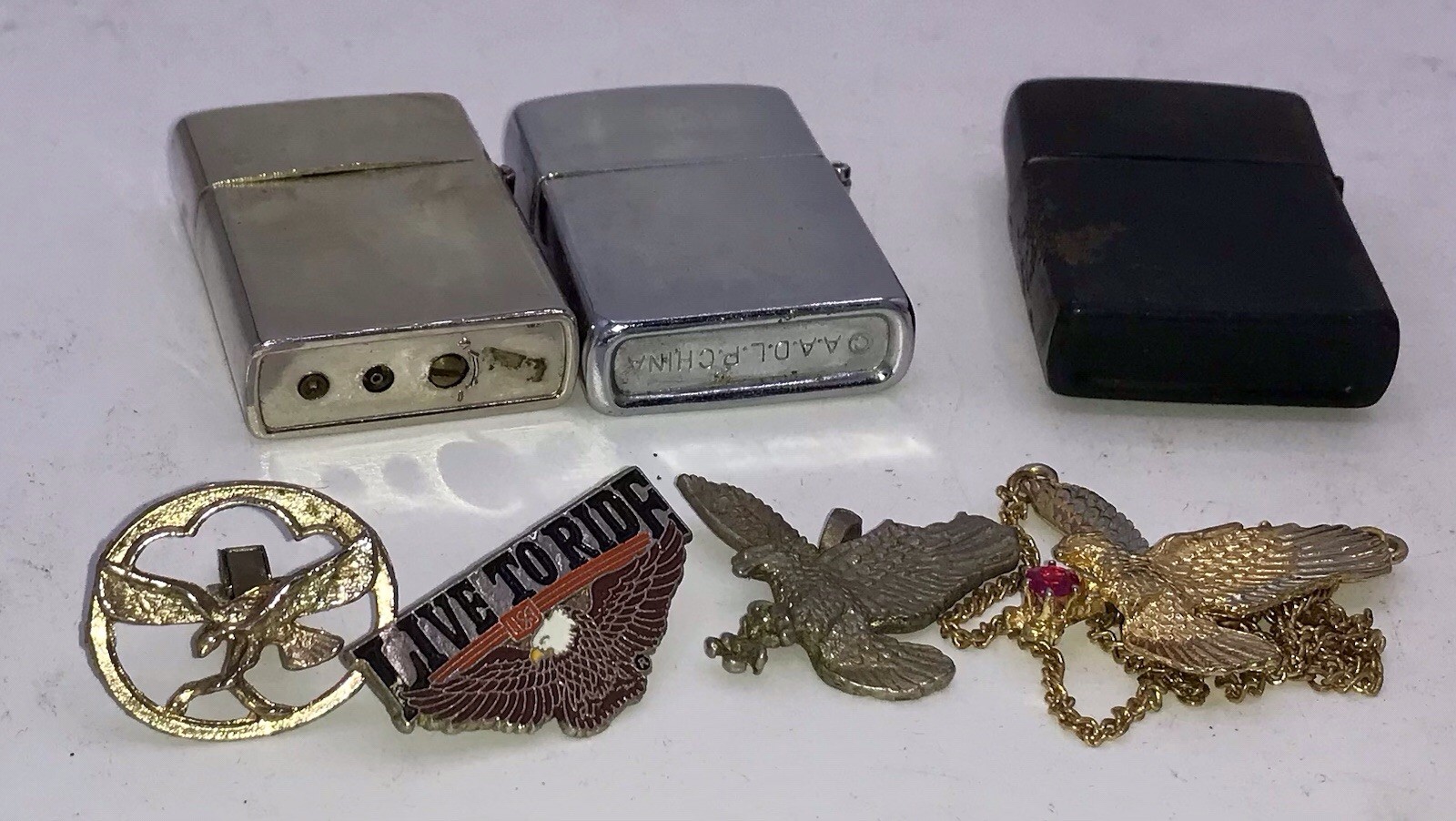 Vintage Lot Of Eagle Items