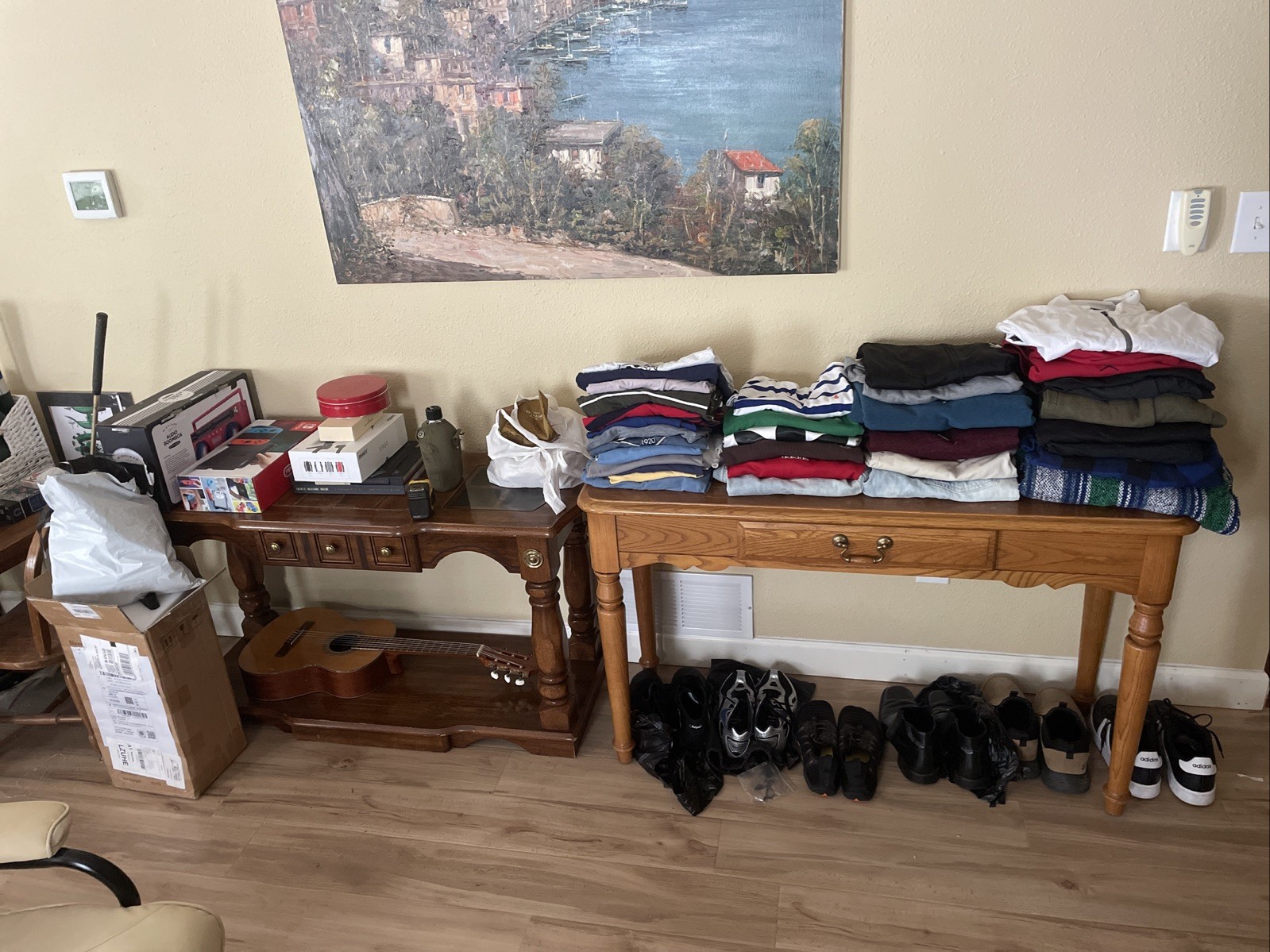 Shirts, Shorts, Pants, Shoes, Nintendo, Boombox