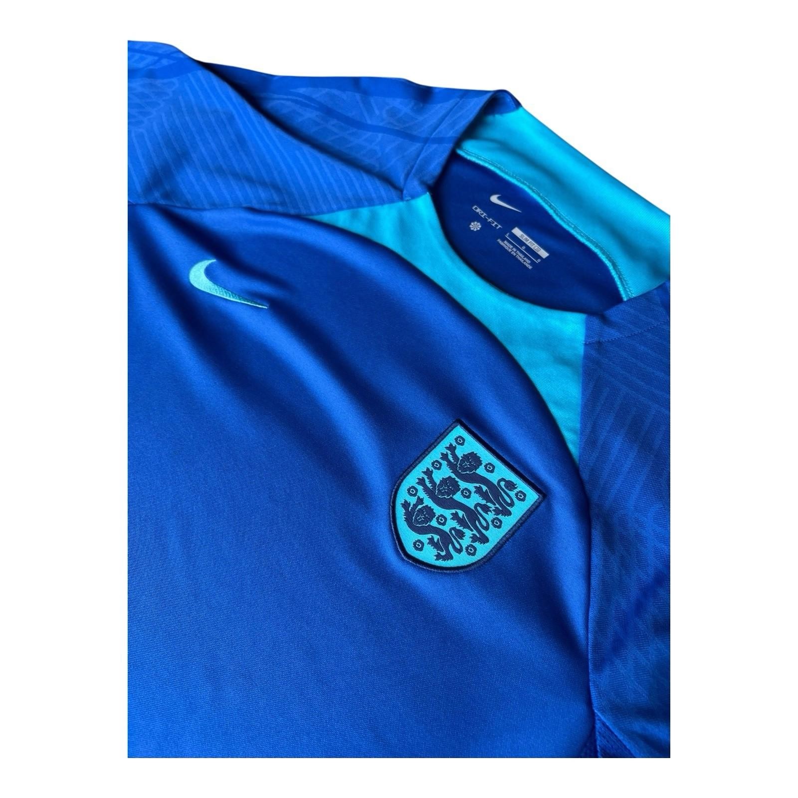 ENGLAND NATIONAL TEAM TRAINING FOOTBALL SHIRT JERSEY 2022/23 BLUE PRE-MATCH L