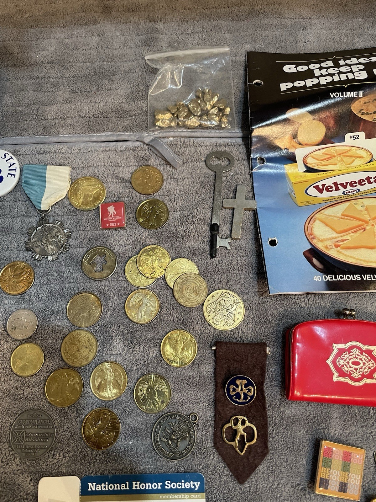 Junk Drawer Lot Miscellaneous Coins Mismatched Jewelry Buttons Lot