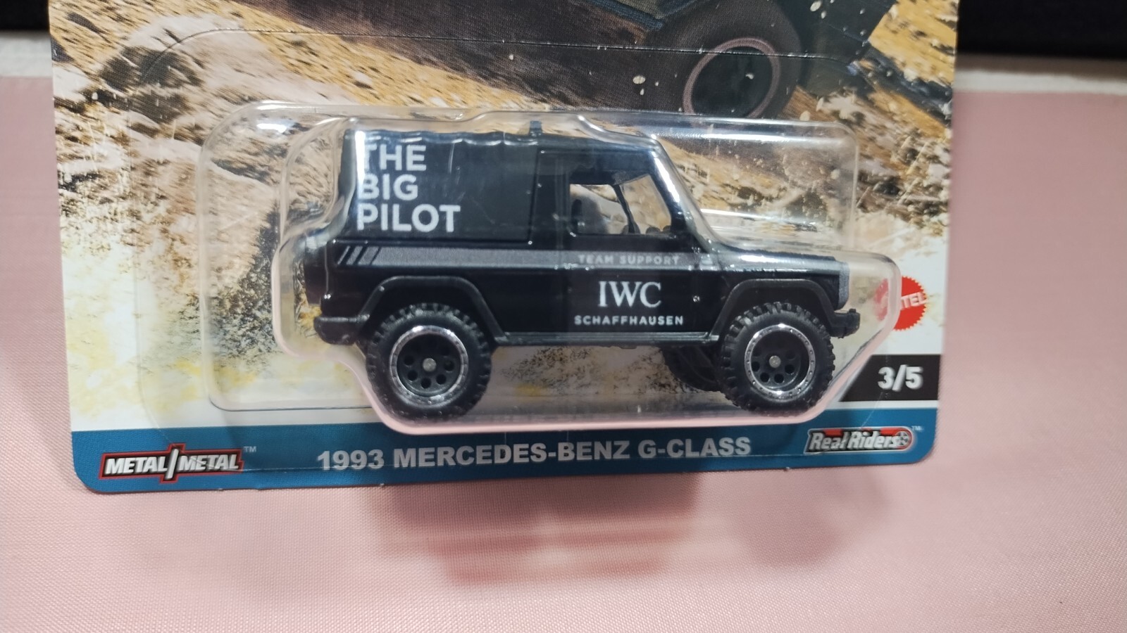 HW PREMIUM CAR CULTURE 1993 MERCEDES-BENZ G-CLASS REAL RIDERS HW OFF ROAD #3/5