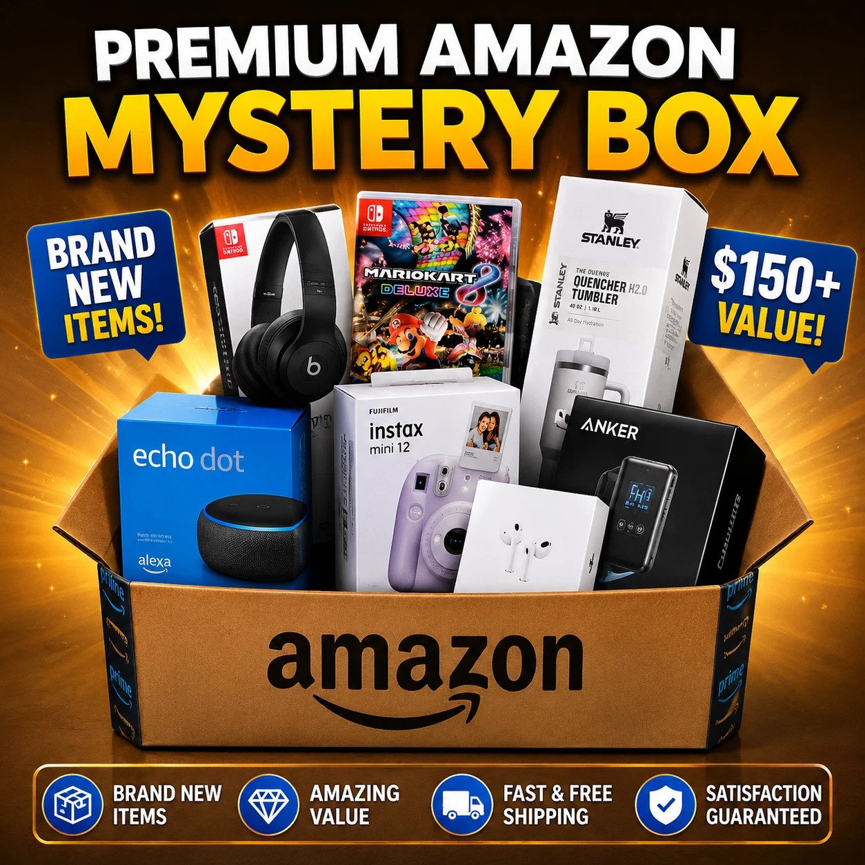High Value Liquidation Package – Mixed Categories Brand New Items – Large