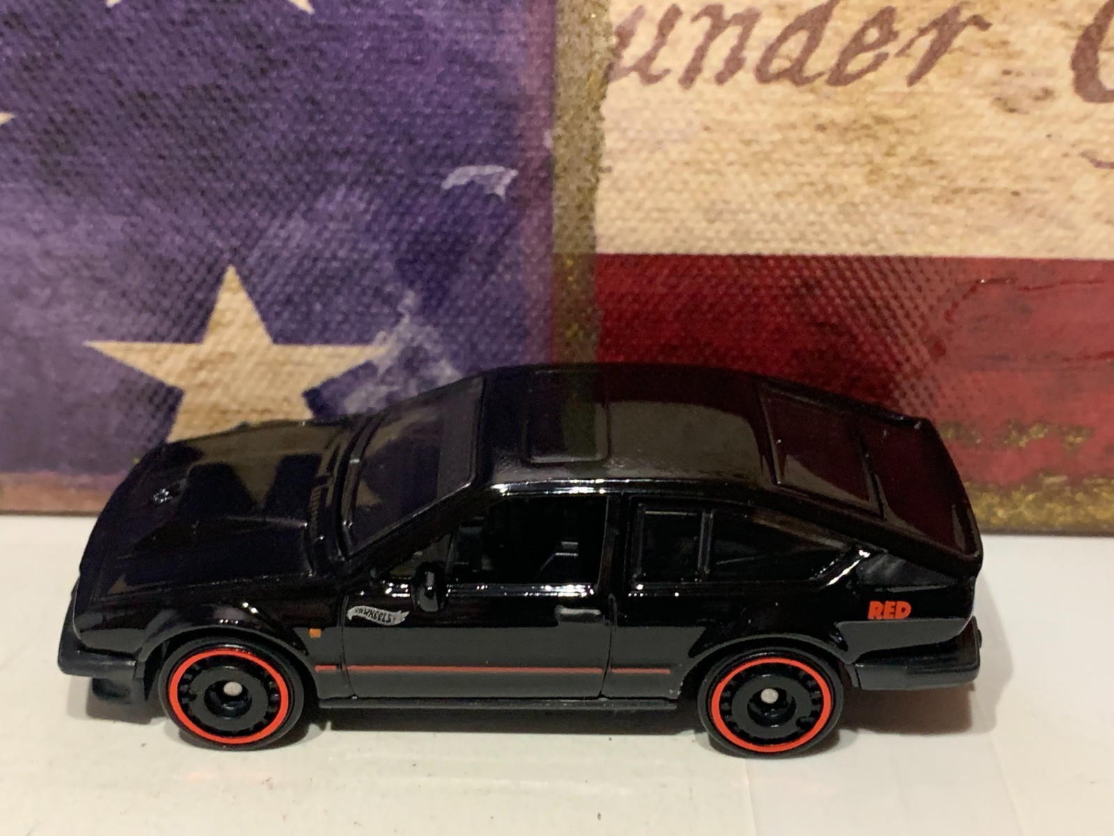HOT WHEELS ALFA ROMEO GTV6 3.0 X2. 2024 RED EDITION BLACK & LITE GRAY