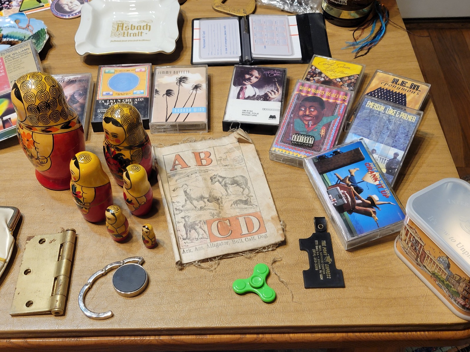 Junk Drawer Now & Vintage Bible Collectible Items Mixed Lot Some Marked As Is