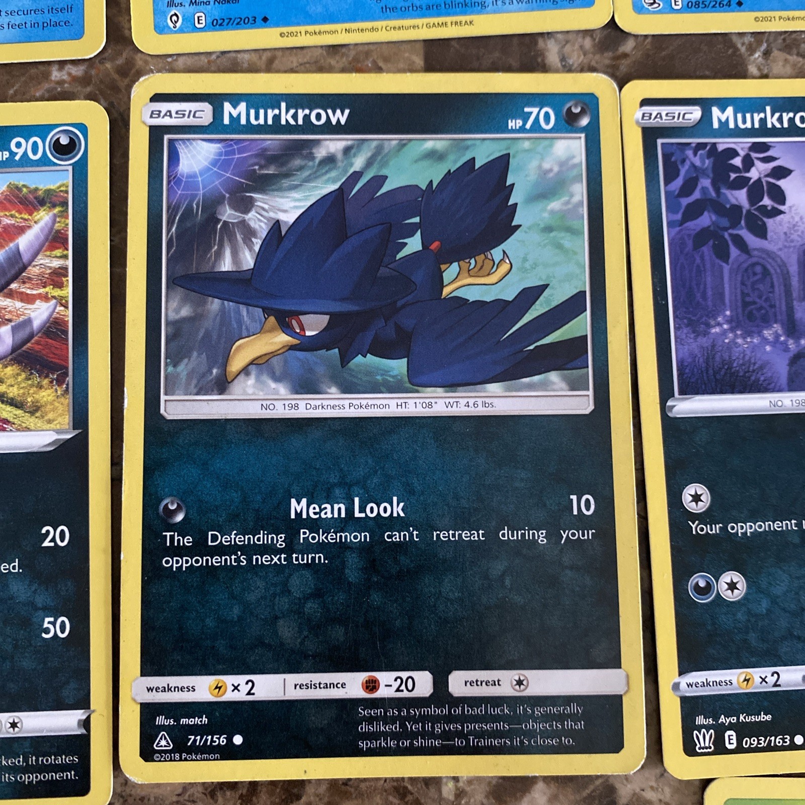 60 Pokemon lot cards