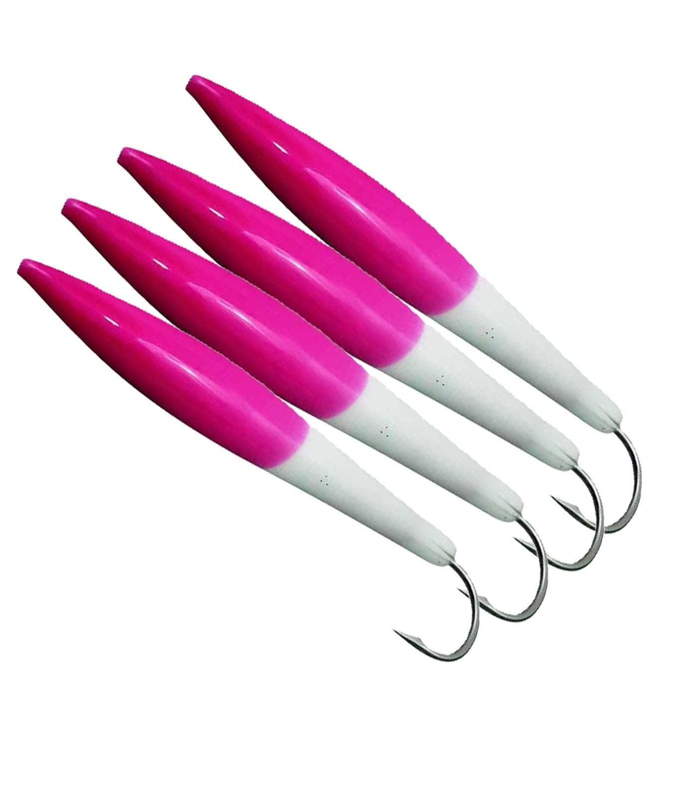MagBay Lures 4″ Custom Cedar Plugs Rigged and Ready Tuna Plugs – 4 Pack