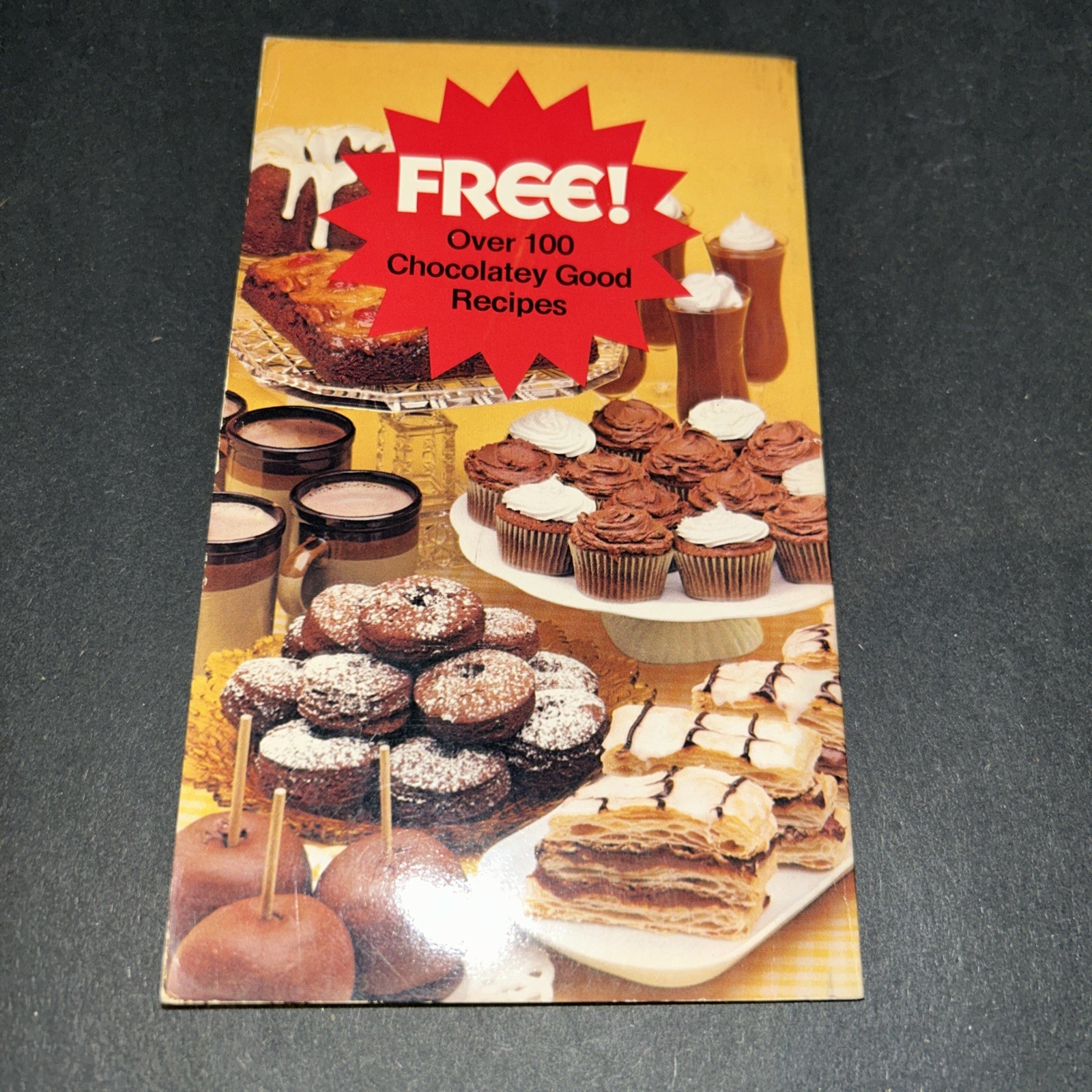 Lot of 7 Vintage Dessert Brochures and Recipes-Jello, Hershey’s, DHines, Eagle +