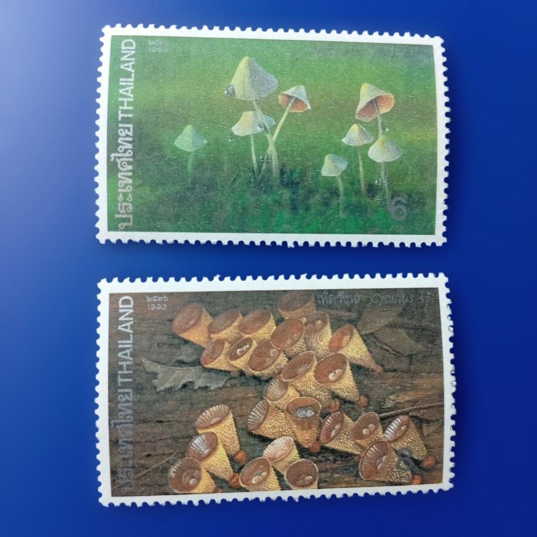 Foreign Stamp Thailand 1993 Natural Environment Protection Mushroom 4V