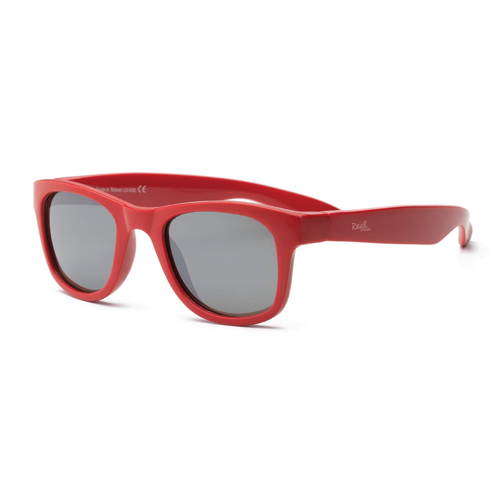 Real Shades Surf Sunglasses, Toddler Kid UV Protection, Red Mirror Lenses