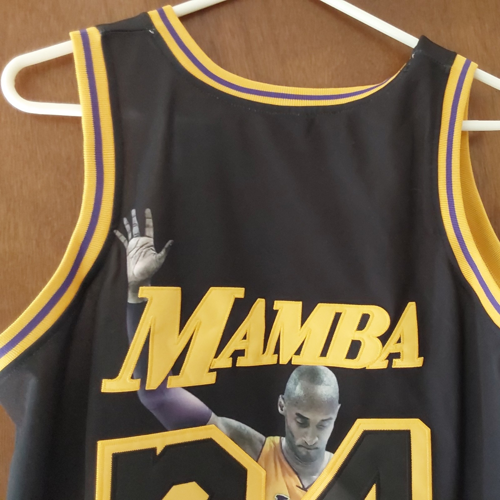 🔥Size Large Lg Kobe Bryant Jersey Legend Black Mamba Forever #8 And #24🔥