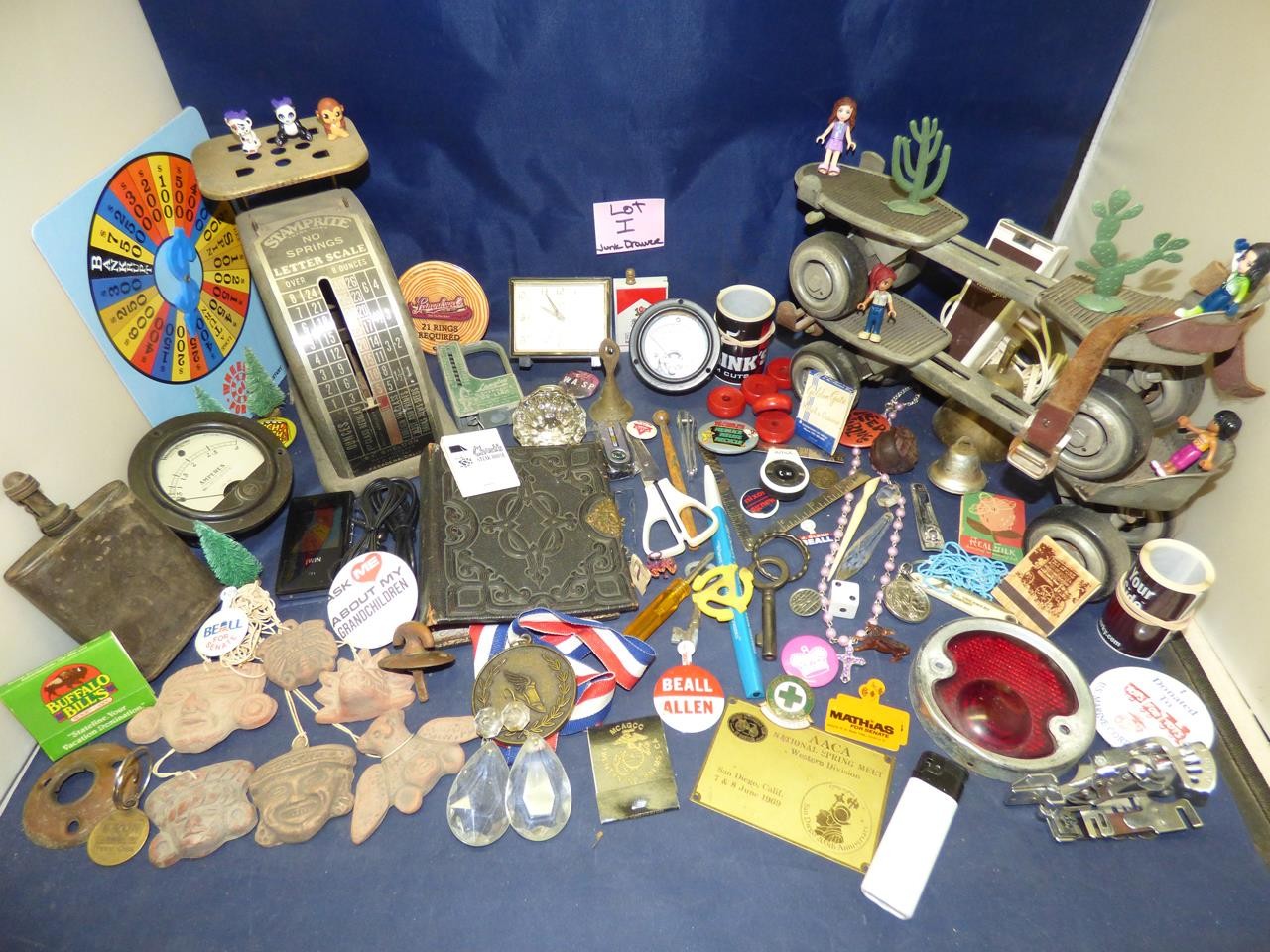 VINTAGE JUNK DRAWER LOT 85+ ITEMS (LOT I)