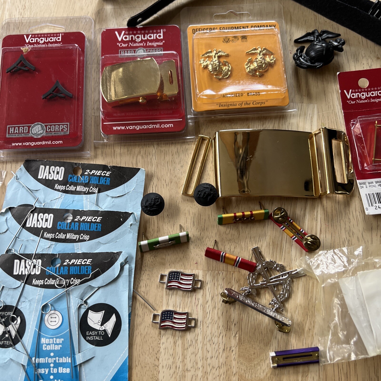 Vintage and modern assorted military items. Mostly New See description for more