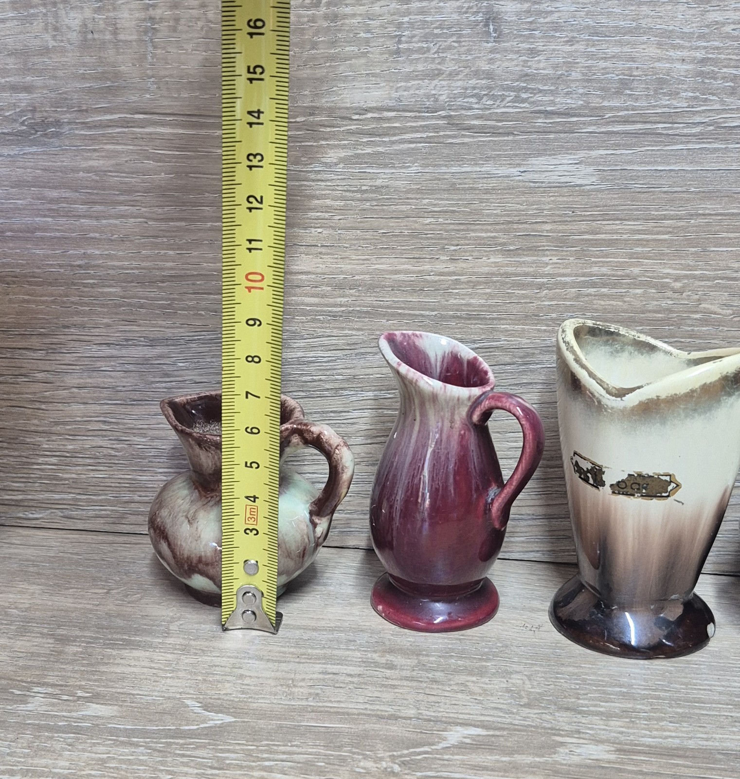 West Germany Vintage Mini Mixed Jugs Vases Pots x 4 Pieces Collectable Job Lot