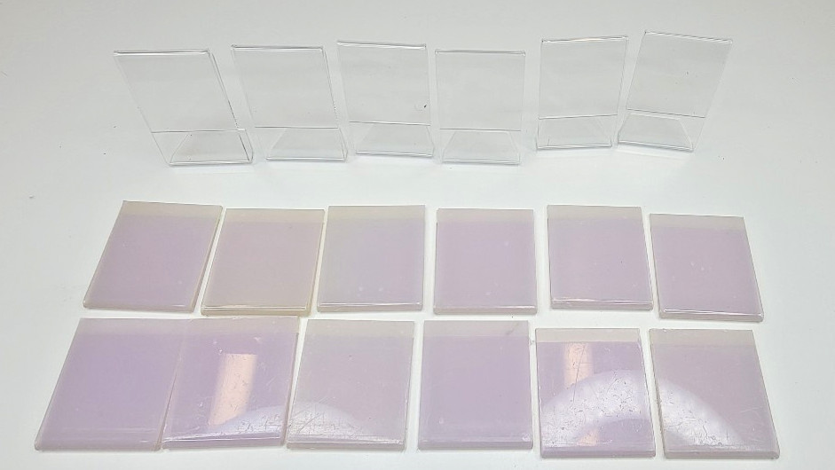 Craft Supplies Junk Drawer Lot – Mixed Plastic Frames – Clip Mounts & Standing