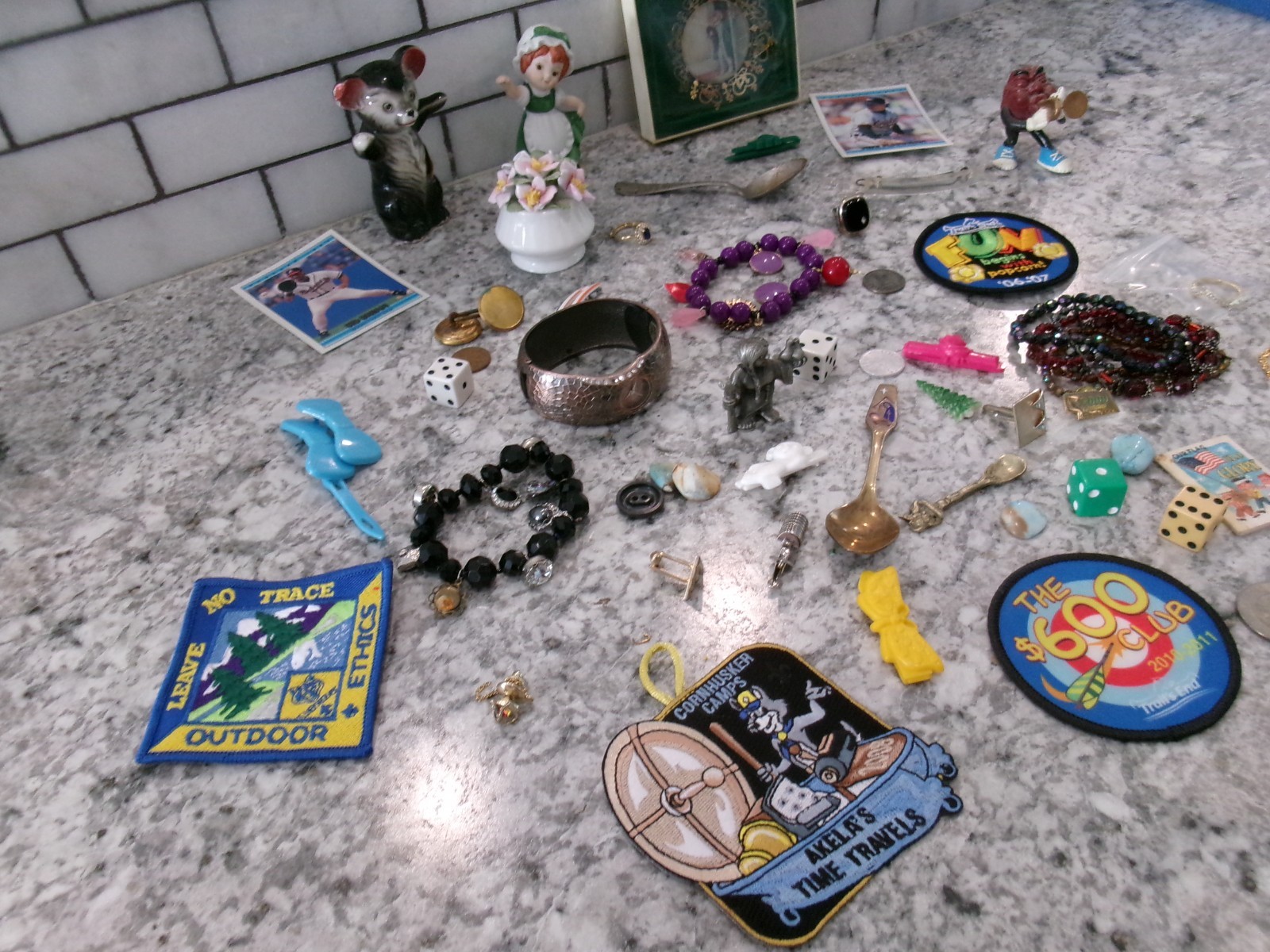Vintage Junk Drawer/Trinket Lot, 50 Piece Lot, 1.3 – #6