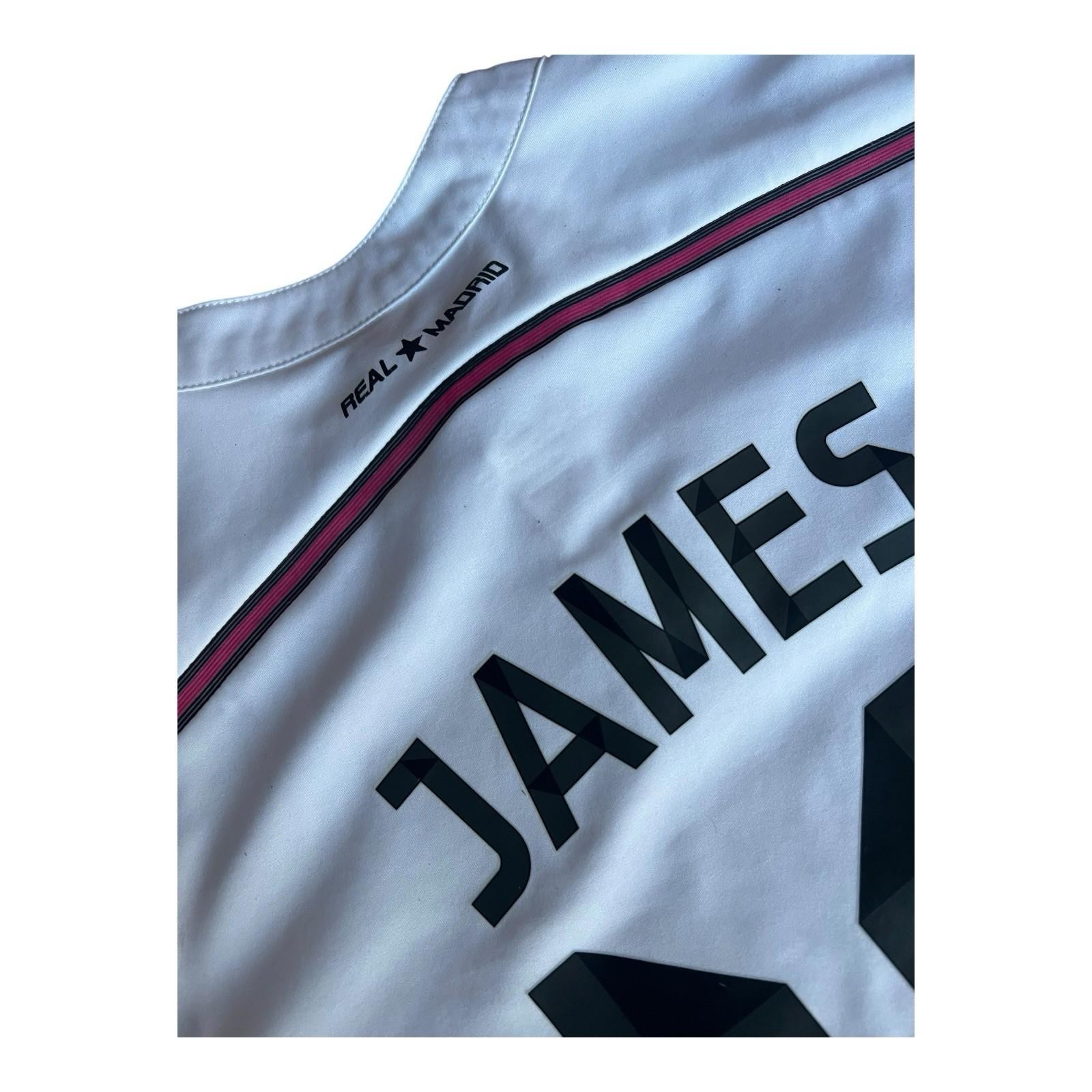 Adidas Real Madrid 2014/15 James #10 Home Jersey Boys Size L Soccer Shirt