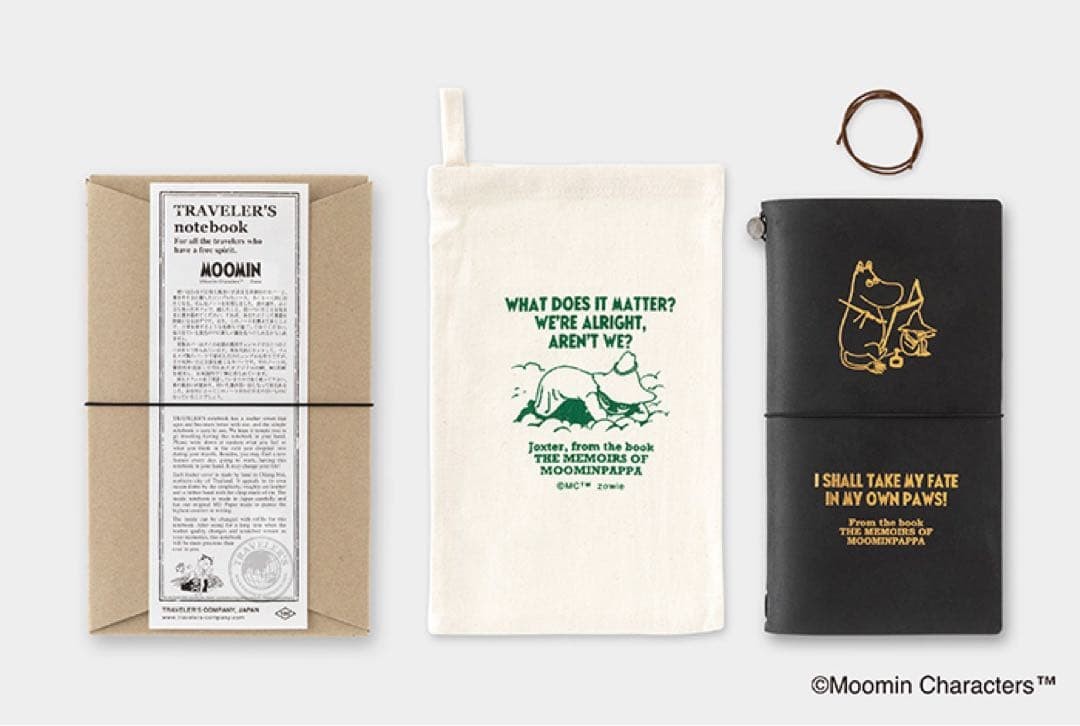 Brand new, unopened Traveler’s Notebook Limited Edition Set: MOOMIN – Papa&#