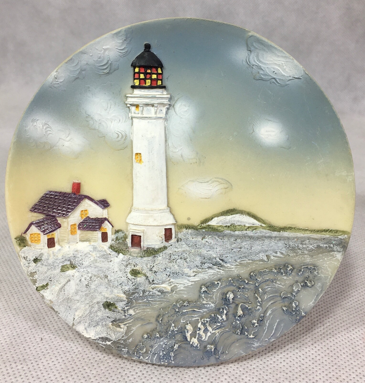 Collectibles Lot Lighthouse Plate Candle Holder Photo Frame Eagle Wade Figurines