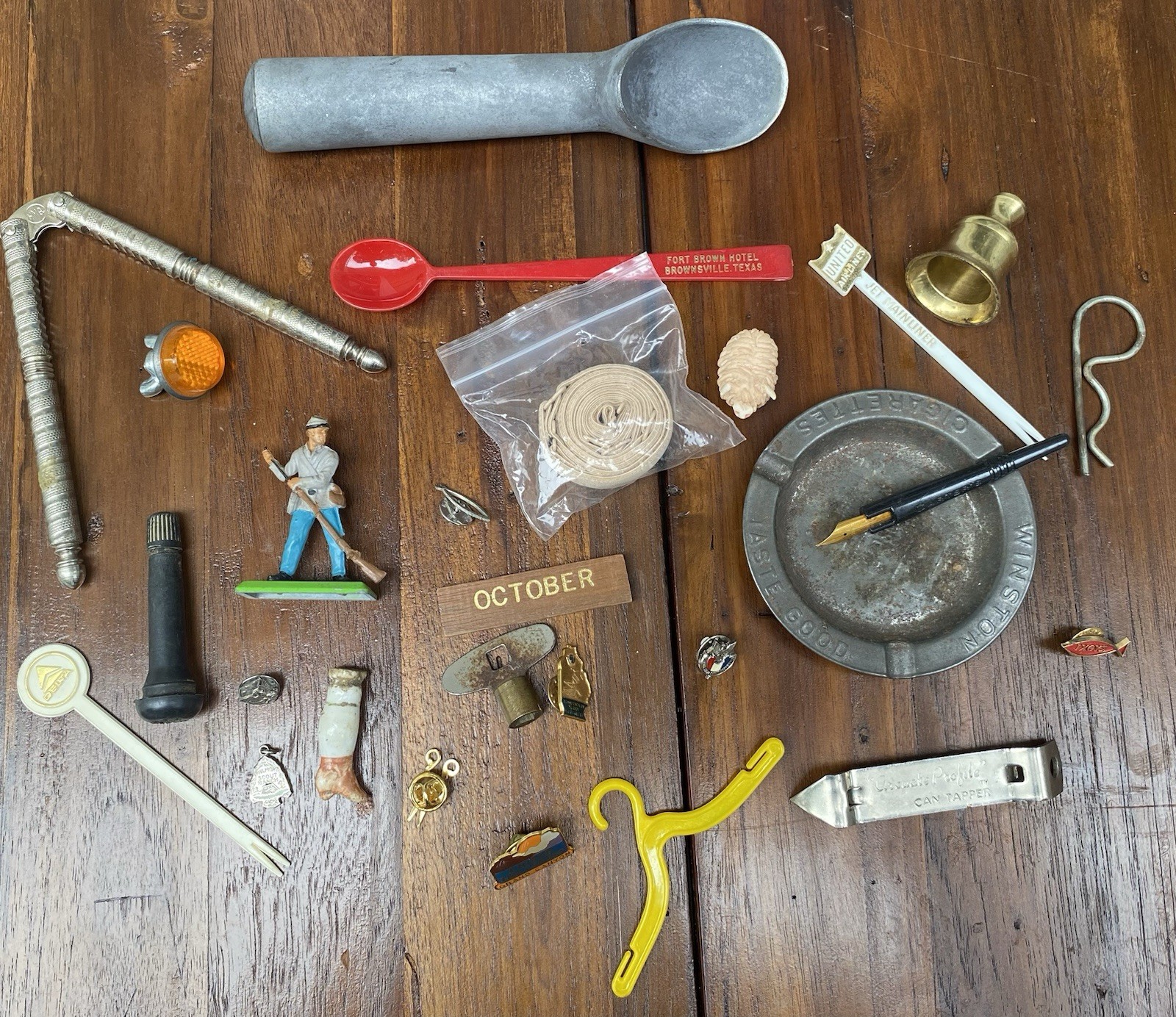 Lot of Collection of assorted vintage items, “junk drawer lot”#D