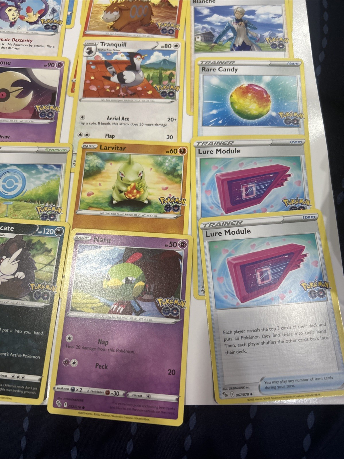Lot Of 48 Pokemon Go Basic Cards Only Good Conditions Look In The Pictures