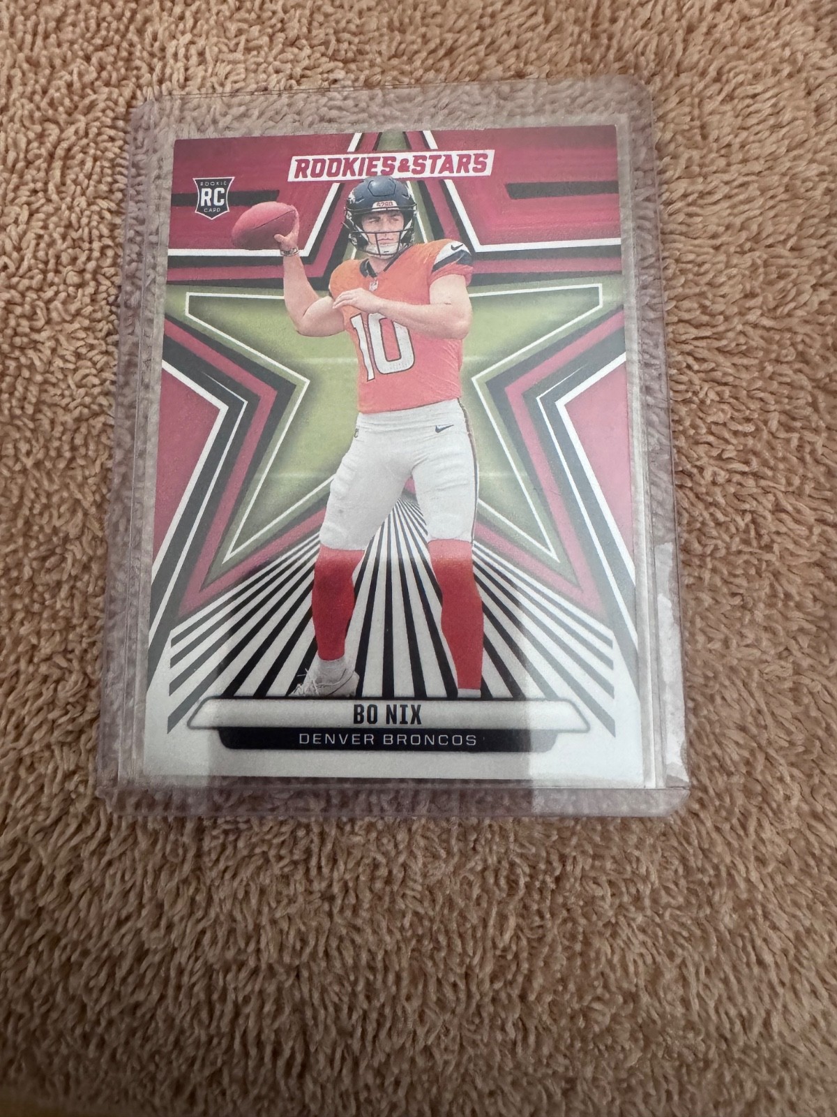 Bo Nix Rookie Card Lot (12) Denver Broncos RC Inserts Prizm Topps Chrome Select