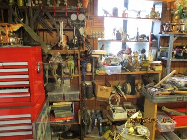 5 pound box lot of New & Old collectible items from estates-See details-#FD25