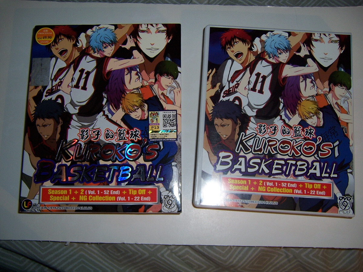 Kuroko’s Basketball DVD Set Season 1 + 2 Tip Off Special NG Collection US Seller