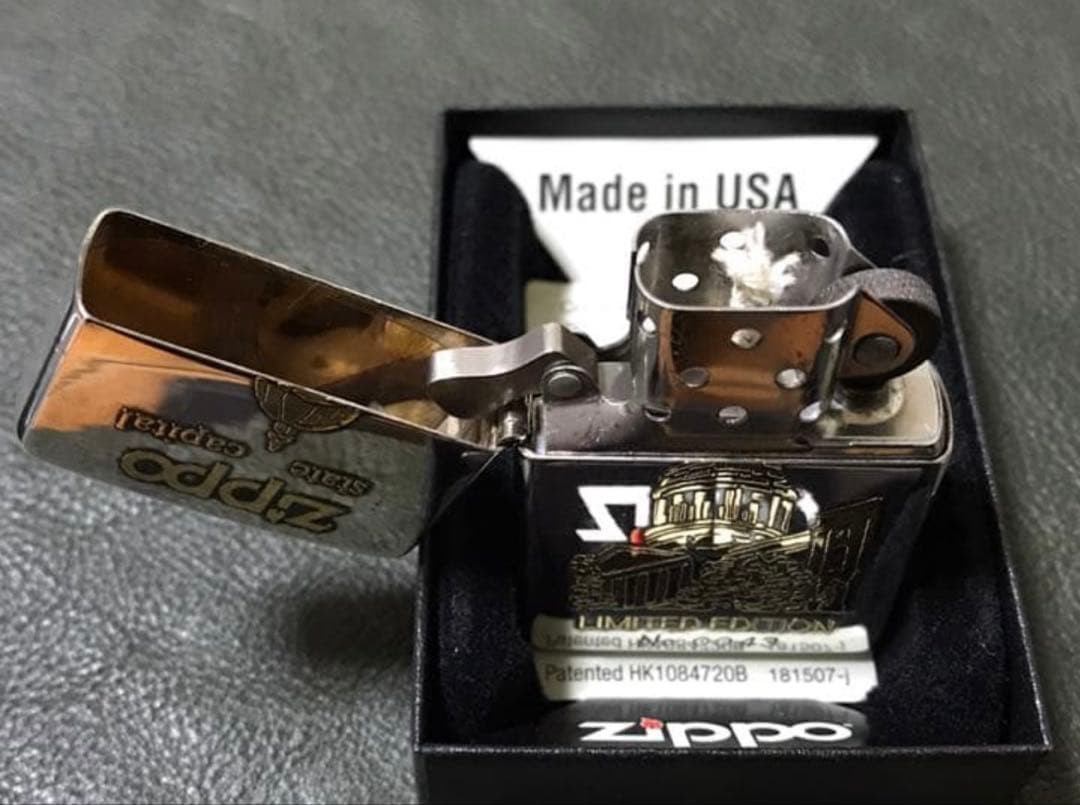 zippo limited edition with serial number, silver wrapped, made in 1993, in good