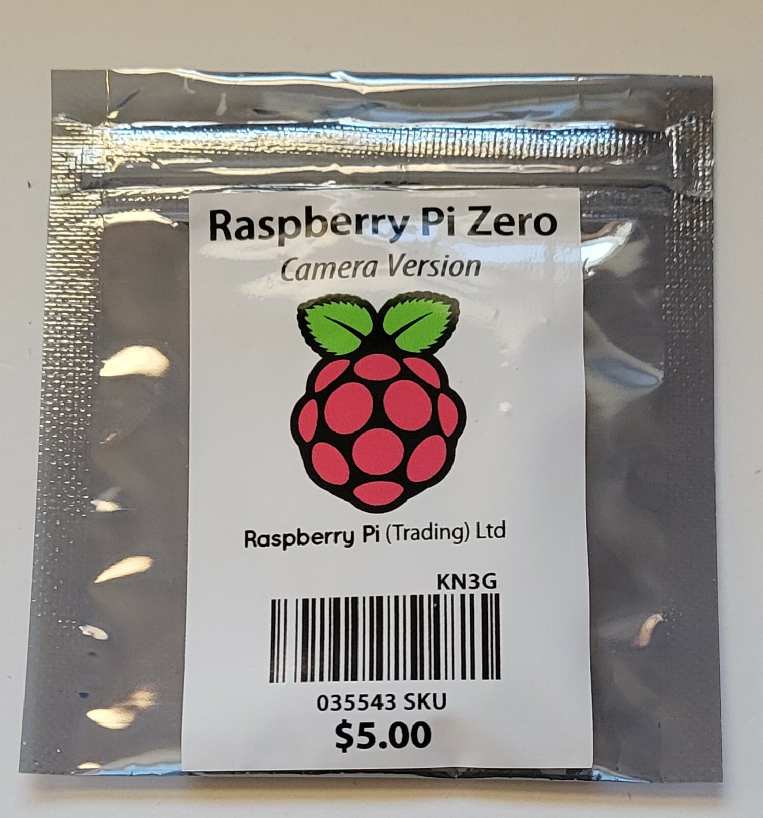 RASPBERRY PI ZERO – CAMERA VERSION 1.3 – BRAND NEW SEALED IN THE BOX