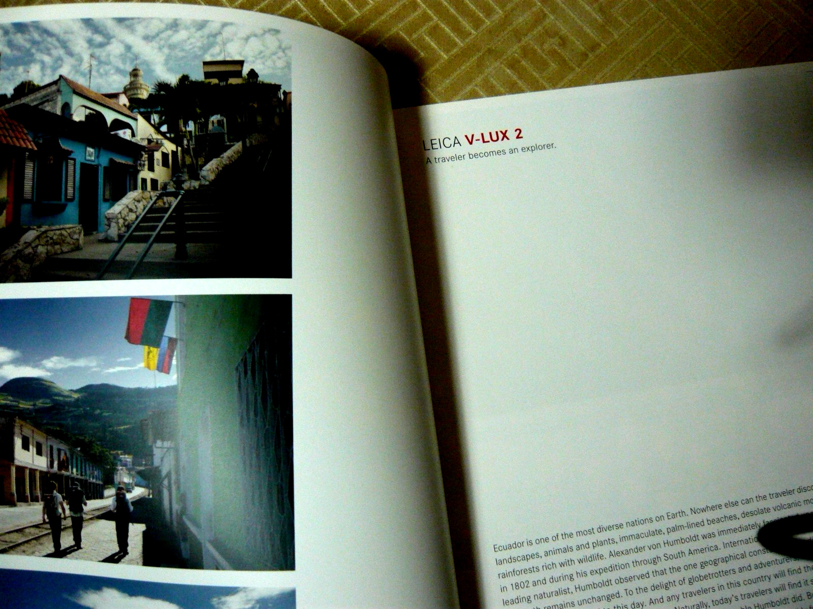 The Leica V Lux 2 camera , 28 page genuine publication, english. Superb!