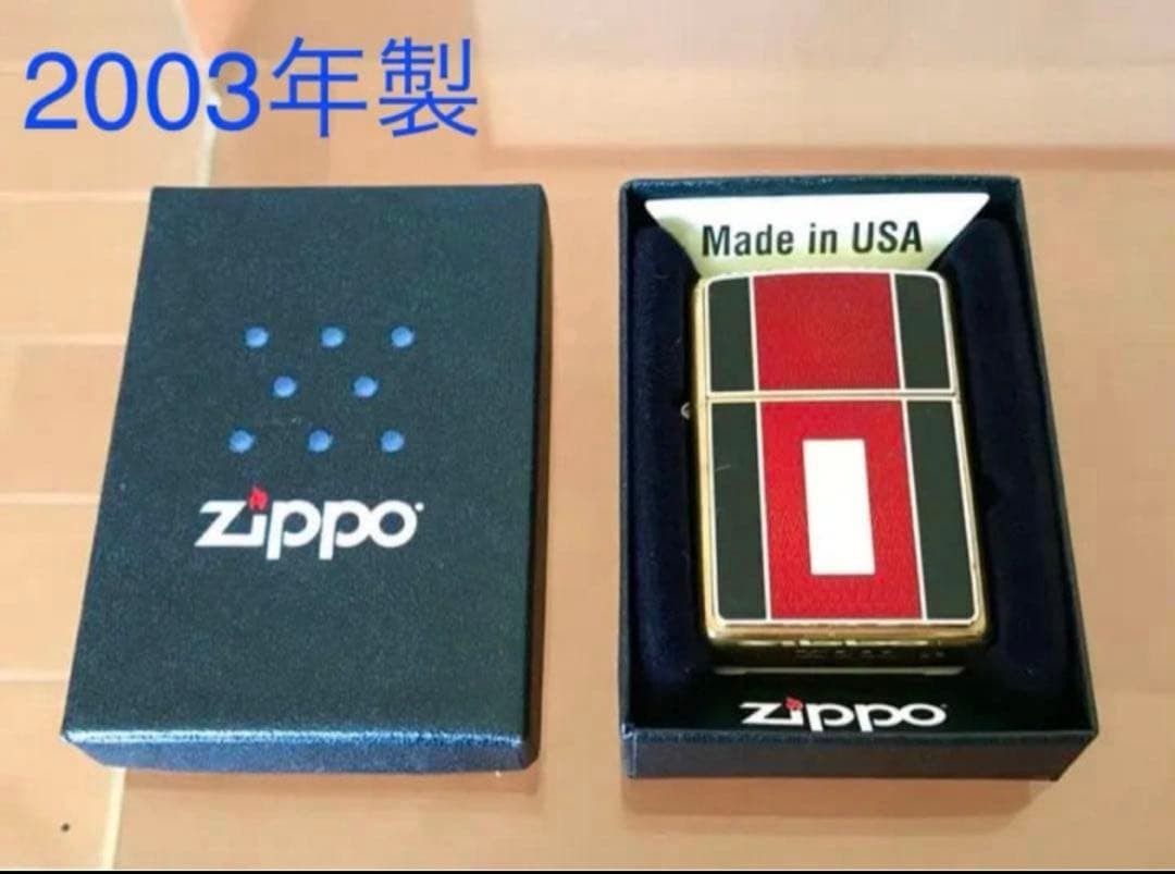 Zippo Cloisonné metal plated solid brass Made in 2003 Good condition Super rare