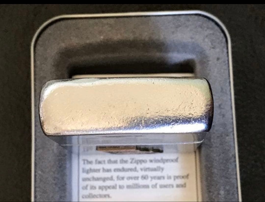 Zippo Zippo Corporate Vintage Logo Metal Paste Made in 1961
