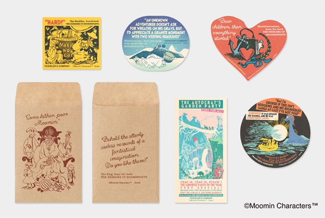 Brand new, unopened Traveler’s Notebook Limited Edition Set: MOOMIN – Papa&#