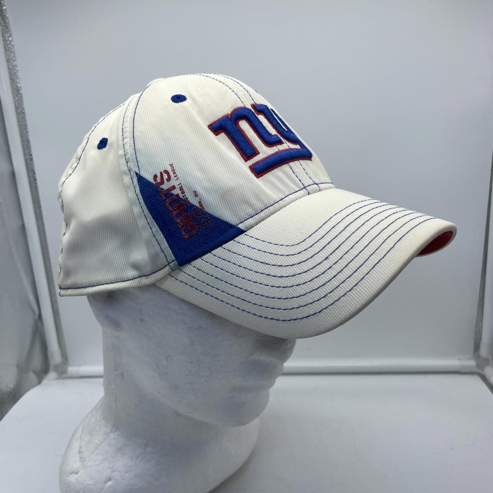Reebok New York Giants NFL Ball Cap White Hat Size L/XL *Flaw*