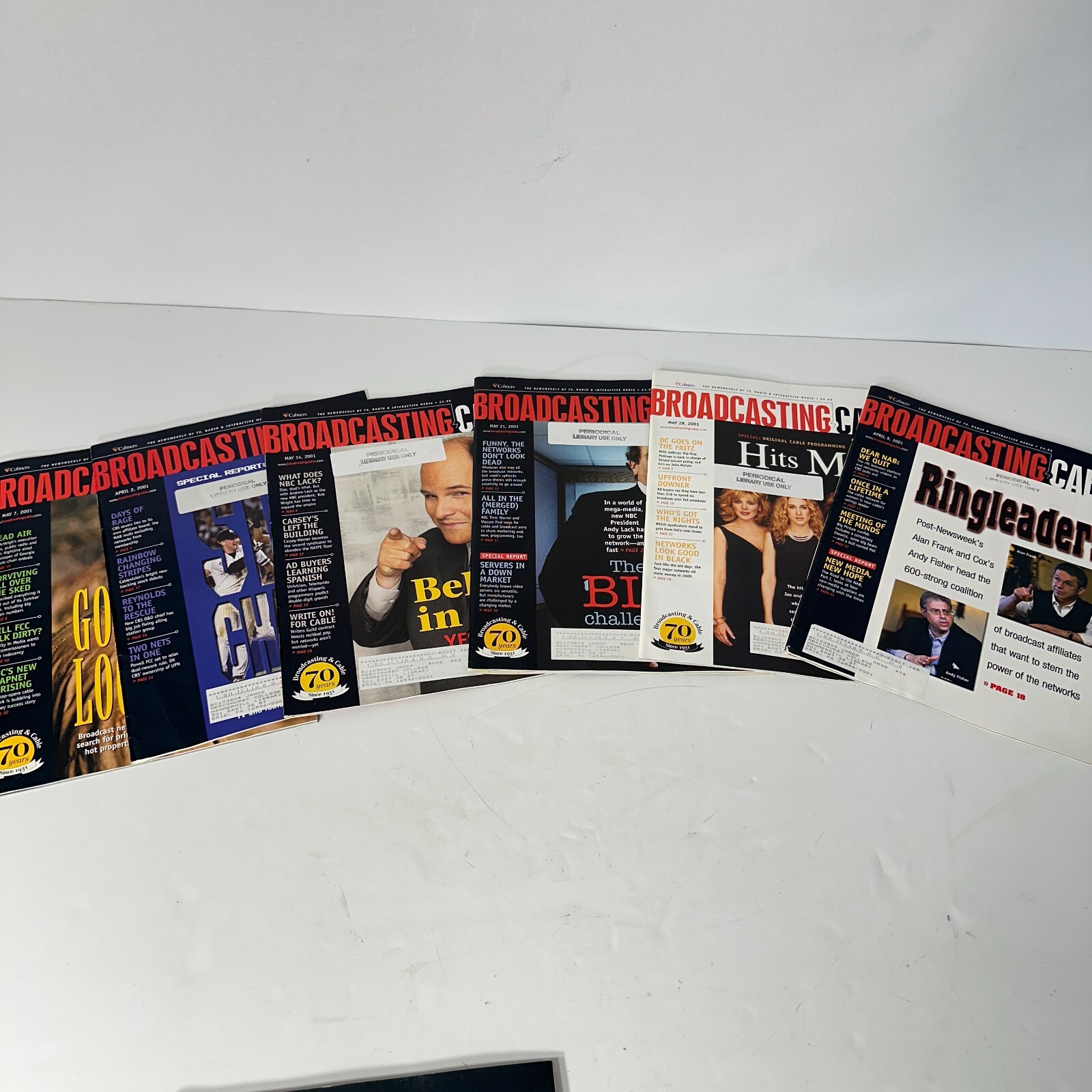 800+ HUGE Lot Broadcasting & Cable Magazines Vintage TV Radio History 1990-2000s