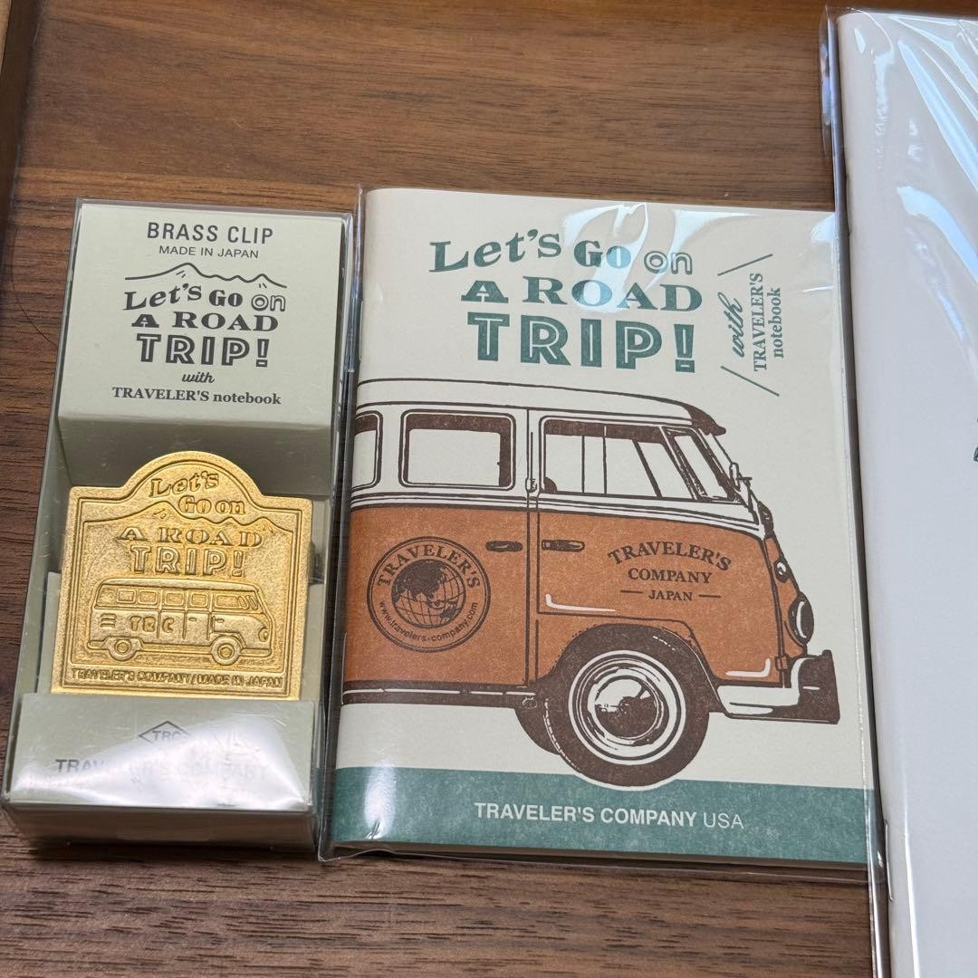 Traveler’s Note USA & TSL limited edition 4-piece set including brass clip