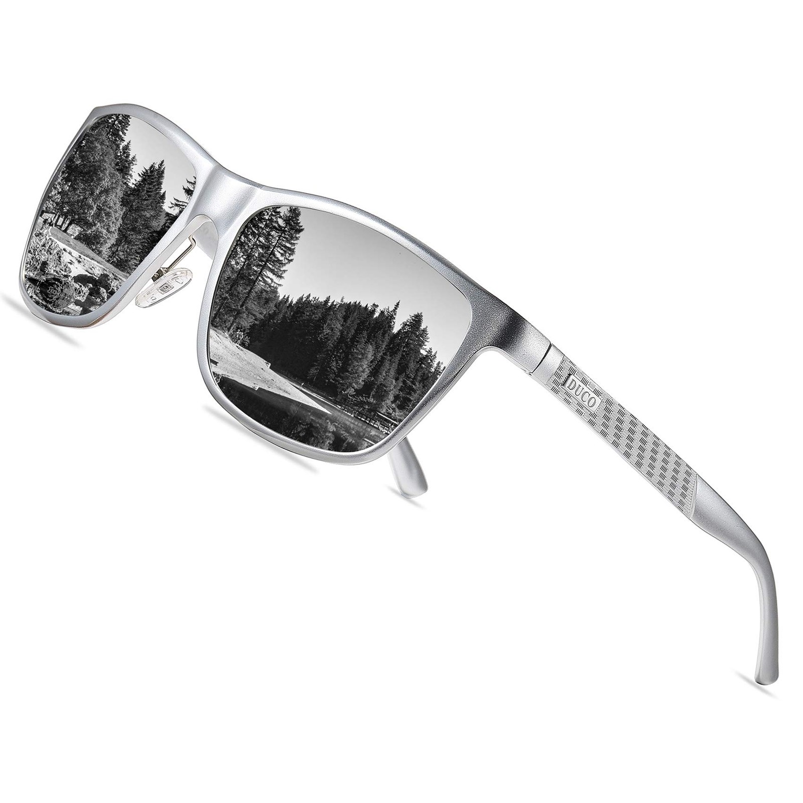DUCO Men’s Polarized Metal Frame Sports Sunglasses UV Protection 8200