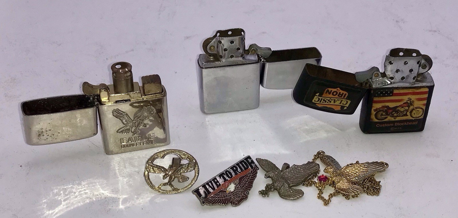 Vintage Lot Of Eagle Items